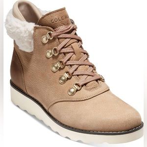 COLE HAAN Women's Nantucket Rugged Waterproof Hiker Bootie